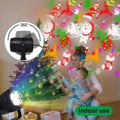 2024 Christmas Led Lights Projector DJ Party Lights Stage Light Santa Claus Chri