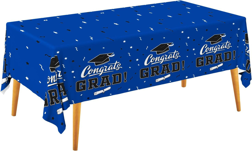 Graduation Decorations 2026, Gongrats Grad Tablecover for Graduation Party Suppl