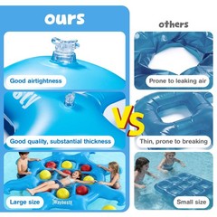 Pool Toys Game Set – Giant Inflatable Tic Tac Toe Pool Games for Adults ，Fun …