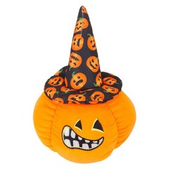 Pumpkin Soft Toy Halloween 23cm x 16cm Black X 1