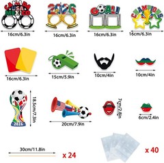 2026 World Cup Party Decorations Inflatable Soccer-Themed Birthday Party Phot…