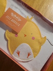 My Mind’s Eye Easter 🐣 Spring 6 Ft Puffy Baby Chicks (12ct) Felt Banner Yellow