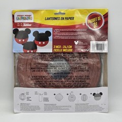 Disney Junior Jr. Mickey Mouse Birthday Party Paper Lanterns Set of 3 Boys Girls