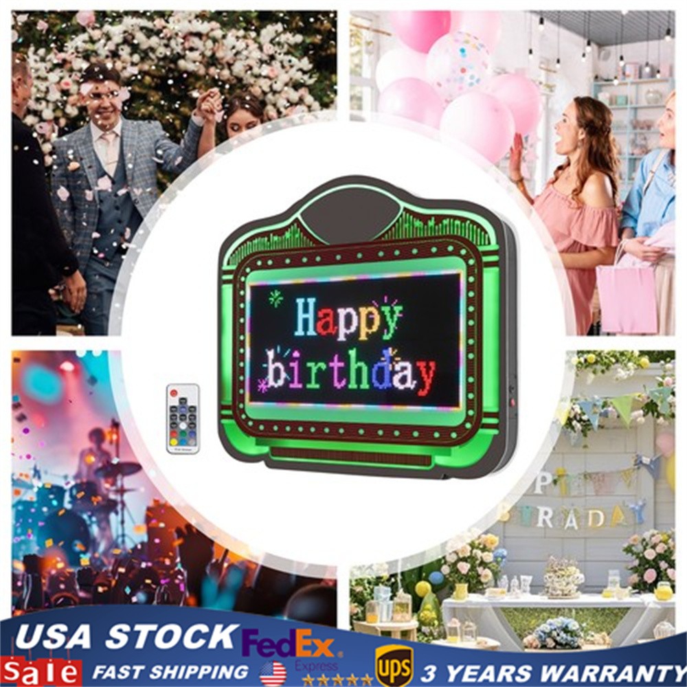 LED Letter Presenter Displayer APP Programmable Display Sign for Wedding Party