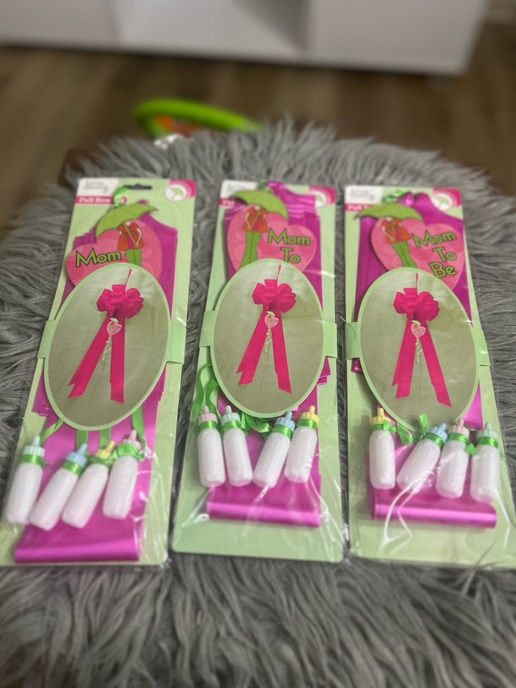 Little Wonders Mom To Be Pull Bow Baby Shower Decoration Kit