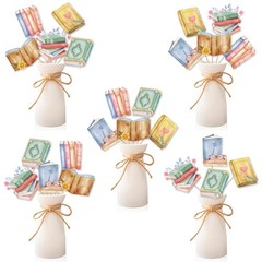 24 PCS Book Club Birthday Table Centerpieces I Love Reading Library Supplies