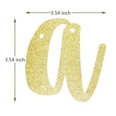 50 Years Blessed Banner Funny Gold Glitter Sign For 50th Birthday/wedding Annive
