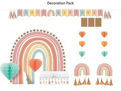 Boho Rainbow Baby Shower & Birthday Party Supplies