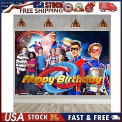 Henry Danger Birthday Decoration Backdrop Banner Backdrop Party Supplies 5x3ft