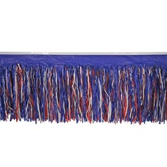Beistle Red, White, and Blue Tissue Fringe Drape – Patriotic | Party Supply