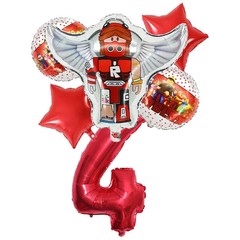 Robot Game Theme Balloon 6pcs Set For Birthday Decoration And Fast Shipping USA