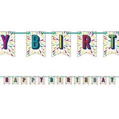 Fun Express Birthday Burst Happy Birthday Banner