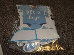 NEW PINK & BLUE ELEPHANT BABY GENDER REVEAL PARTY DECORATIONS BALLOONS GAMES