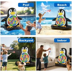 Fun Pool Toys for , Inflatable Dart Board Toss Game, Swiming Pool Floats, Bac…