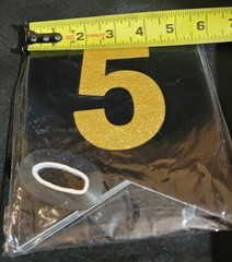 «Cheers to 55 Years» Anniversary banner party decorations 24 Spirals Gold Silver