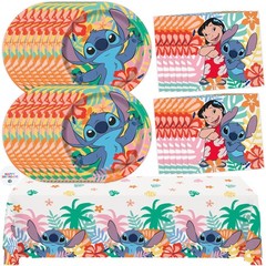 Lilo and Stitch Birthday Party Decorations for 16 – Pack with Multicolor