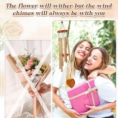 Sister Gifts 25.6 Inch Wind Chimes Garden Decoration Birthday Graduation