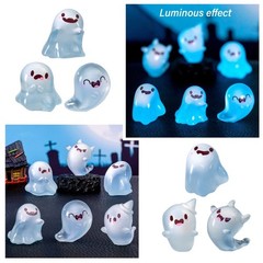 Halloweens Night Light Specters Figurines 6 Pack for Themed Parties Supplies