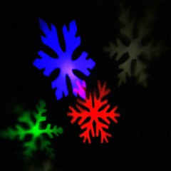 Halloween Christmas LED Laser Light Projector Snowflake House Party Stage Decor