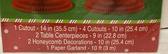 Holiday Christmas 10 pc. Classroom Decorating Kit Cutouts Honeycomb Garland New
