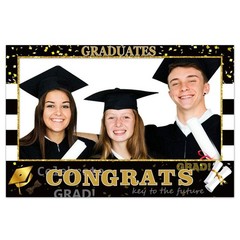 2026 Graduation Photo Booth Props Frame – Large 35.5 x 24 Inch Durable Hollow…