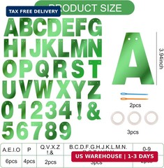 BEISHIDA 116 PCS A-Z DIY Letter Banner Kit Make Your Own Banner Including 111 Le