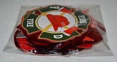 New Kid’s Party Red Fireman Birthday Party Hanging Streamer Set 30pc