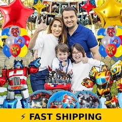 Transformers Party Supplies – Optimus Prime Decorations Set