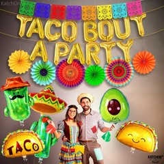 KatchOn, Huge 28 Pcs Taco Bout A Party Decorations – Cinco De Mayo Decoration…