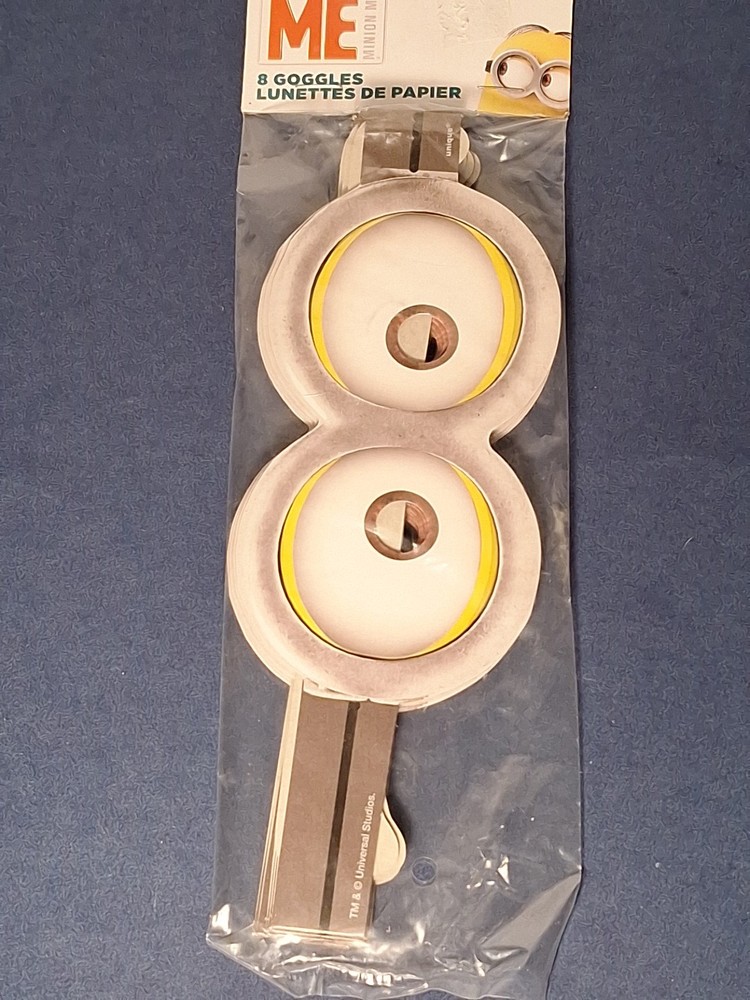 Despicable Me Birthday Party Minions Paper Goggles NEW