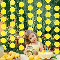 8 Packs Lemon Party Banner Decorations Graduation Lemonade Bar Decor Lemon Paper