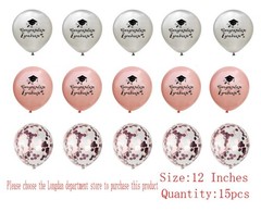 rose gold Sequin graduation balloon congratulations graduate party decoration…