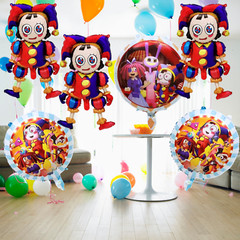 6 Amazon Clown balloon party happy birthday supplies decoration theme happy foil