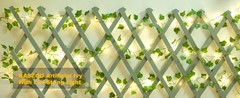 2 Pack 6.56 Ft Vines with Fairy Lights Battery Operated, 40 LEDs Artificial