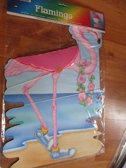 16″ Cool Dude Flamingo Hanging Honeycomb Decoration 1993 Paper Fantasies New