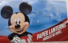 Disney Junior Jr. Mickey Mouse Birthday Party Paper Lanterns Set of 3 Boys Girls