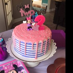 Pink Oh Twodles 2nd Birthday Cake Topper – Perfect Baby Girl Party Decor