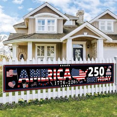250 Anniversary USA Banner 118x20inches Patriotic Decor for 250th America Bir…