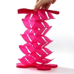 Hot-Pink Burnt-Orange Fall Party-Decorations – 12pcs Streamers-Garland Birthd…