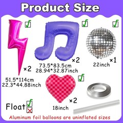 7pcs Kpop Balloons Rock and Roll Balloons Demon Korean Idol for Kpop Hunt Par…