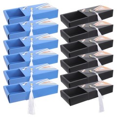 30Pcs Durable Graduation Favor Boxes with Tassel Pull Out Drawer for Grad Gifts