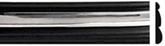 Black Chrome Side Body Trim Molding for 92-96 F150 F250 F350 Bronco Pickup Truck