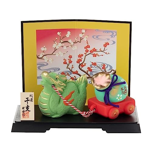 Seto Togei 2024 Zodiac Figurine Compact Dragon New Year’s Decoration Good Luck