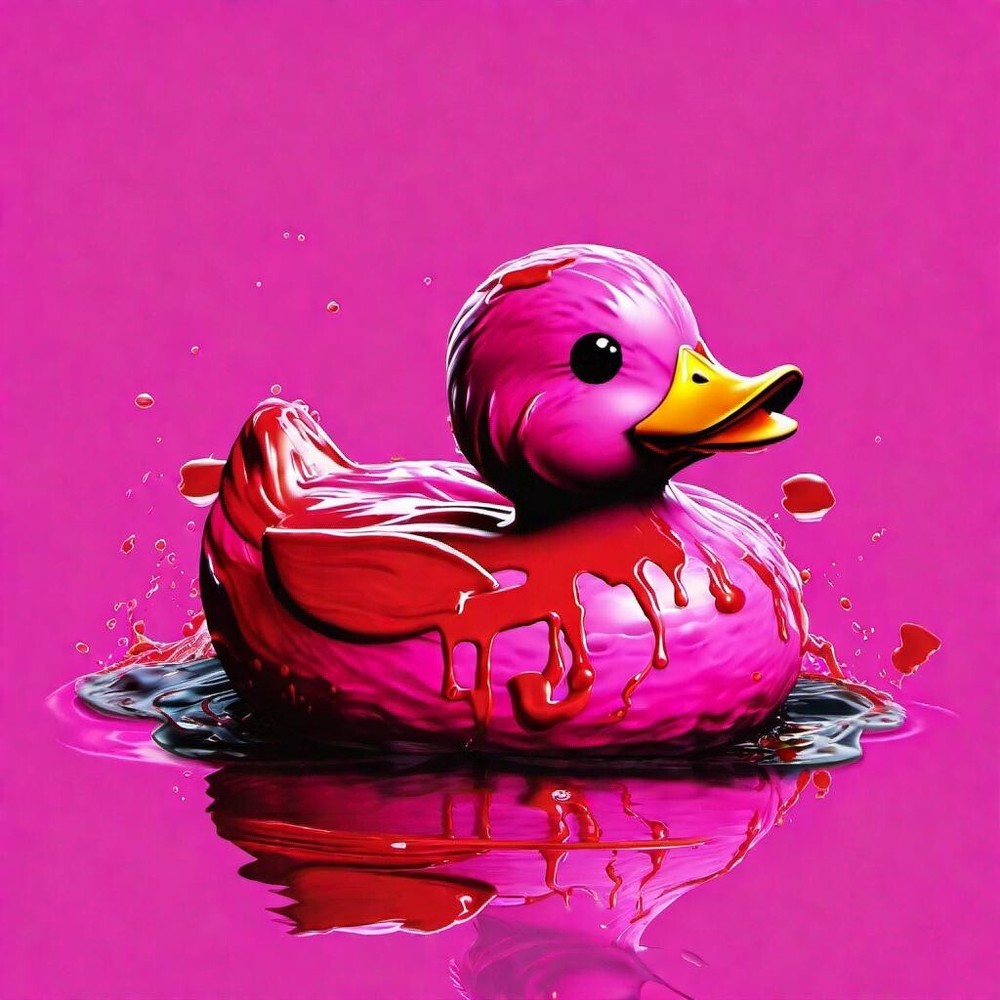 Pink Rubber ducky Extreme Horror Edition 3 Piece Set 3 Of 3