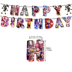 The Amazing Digital Circus Birthday Party Decoration Banner Balloons Baby Shower