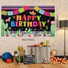Mexican Fiesta Party Decorations Cinco De Mayo Birthday Decor, Fiesta Balloon Ar