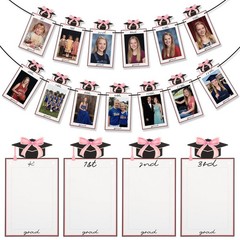 Pink Bow Graduation Decorations 2026 Kindergarten to 12th Grade Graduation Photo