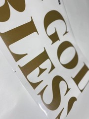 God Bless Cross Decal – God Bless You Stickers,First Communion,Unisex, Adults…