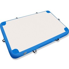 Inflatable Floating Dock, 8 ft x 6 ft Platform with Air Pump & Carry Bag 6 Inch