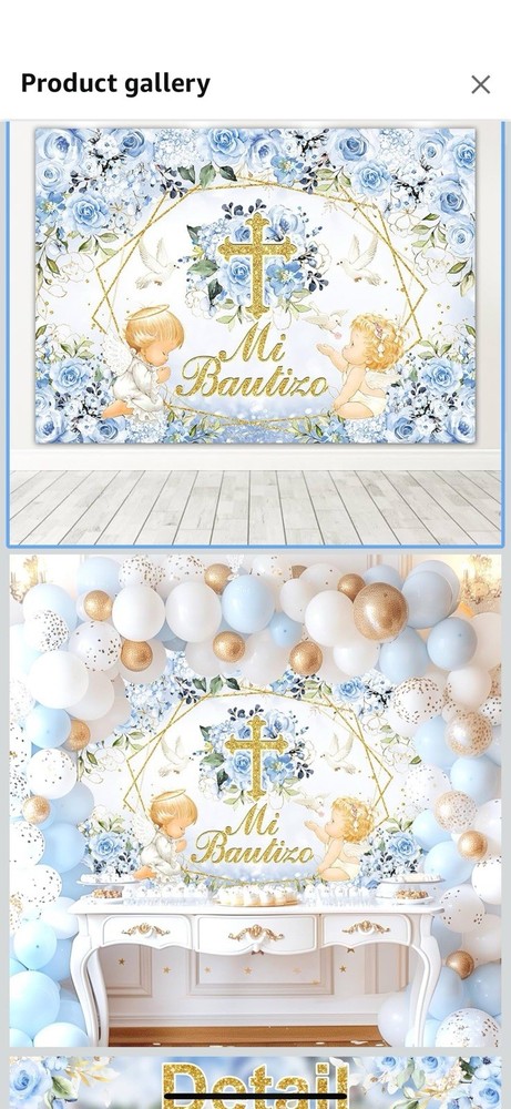 Mocsicka Mi Bautizo Baptism Backdrop God Bless First Holy Communion Background